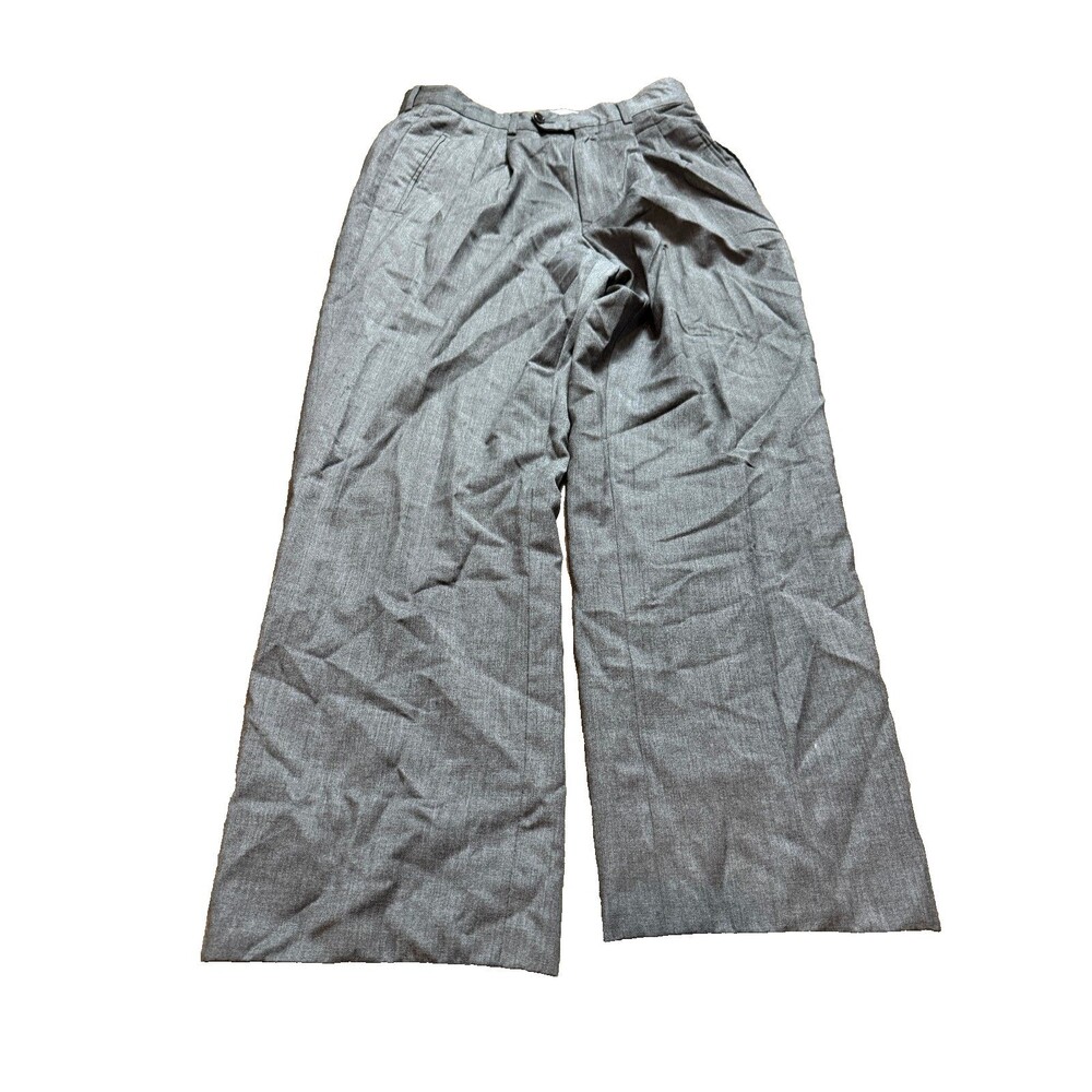 Zanieri Pants Mens Size 30 Gray Wool Dress Pants